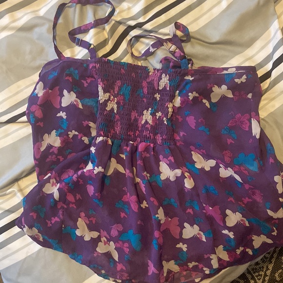 no boundaries butterfly babydoll tank - Picture 4 of 4